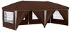 vidaXL Pop-up Partyzelt 575 x 288 x 245 cm Braun 42019808 Bild 2