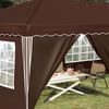 vidaXL Pop-up Partyzelt 575 x 288 x 245 cm Braun 42019808 Bild 3