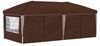 vidaXL Pop-up Partyzelt 575 x 288 x 245 cm Braun 42019808 Bild 4