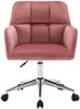 Vente-unique - PEGA Office chair SamtStoff Puderrosa - B 60 cm x H 86 cm76 cm x L 59 cm Bild 3