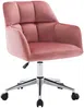 Vente-unique - PEGA Office chair SamtStoff Puderrosa - B 60 cm x H 86 cm76 cm x L 59 cm Bild 4
