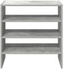 vidaXL Schuhregale 2 Stk. Stapelbar Betongrau 60x30x30,5 cm 858864 Bild 4