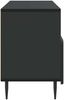 vidaXL TV-Schränk Schwarz 102 x 34,5 x 50 cm Holzwerkstoff 894446 Bild 5