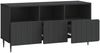 vidaXL TV-Schränk Schwarz 102 x 34,5 x 50 cm Holzwerkstoff 894446 Bild 3