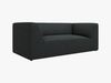 Micadoni Sofa Ruby 2-Sitzer Kord Scala Schwarz Bild 2