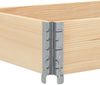 vidaXL Paletten-Aufsatzrahmen 150x50 cm Massivholz Kiefer 4010293 Bild 5