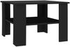 vidaXL Couchtisch Schwarz 60x60x42 cm Holzwerkstoff 800208 Bild 2
