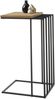 Beistelltisch >JUBA< in Eiche, Massivholz / Metall - 40x70x35cm (BxHxT) Bild 3