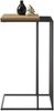 Beistelltisch >JUBA< in Eiche, Massivholz / Metall - 40x70x35cm (BxHxT) Bild 4