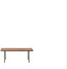 Sitzbank Nussbaum 01 M 117 x 40 x 45 schwarz Bild 3