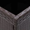 vidaXL Garten-Esstisch Braun Poly Rattan 310552 Bild 4