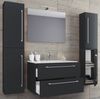 VCM Badmöbel Waschtisch Badinos 915086 Schwarz H. 150 x B. 130 x T. 46 cm Bild 2