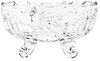 6 Tlg. Set Servierschale aus Glas Oval Glasschalen mit Muster für Snacks, Bowl, Dips Bild 2