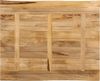 vidaXL Tischplatte mit Baumkante 100x80x3,8 cm Raues Mango Massivholz 370700 Bild 5