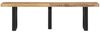 vidaXL Bank 160 cm Raues Mangoholz und Stahl 4006413 Bild 2