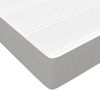 vidaXL Taschenfederkernmatratze für Kinder Mittel Hellgrau 80x160 cm Stoff 4016535 Bild 5
