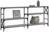 Konsolentisch, Beistelltisch, Konsole Grau Sonoma 180x29x76,5 cm Holzwerkstoff Bild 3