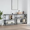 Konsolentisch, Beistelltisch, Konsole Grau Sonoma 180x29x76,5 cm Holzwerkstoff Bild 2