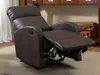 Vente-unique - Relaxsessel Fernsehsessel - Kunstleder - Braun - ISAO Bild 2