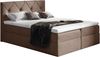99rooms Arian Boxspringbett Kunstleder 140x200 cm Hellbraun Bild 2