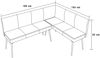 HTI-Living Eckbank Eckbank 195 x 154 cm (Stück, 1-St, 1 Eckbank), Sitzbank Polsterbank Bild 2