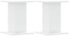 vidaXL Pflanzenständer 2 Stk. Weiß 30x30x40 cm Holzwerkstoff 3307846 Bild 2