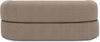 DOMO. collection Sofa 700 019, 2-Sitzer Schlafsofa, Ovale Form, Schlaffunktion, Inklusive Nierenkissen, Federkern Polsterung, 2er Couch, 208 x 115 x 78 (BxTxH), grau Bild 4