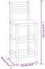 Barhocker 6 Stk. Massivholz Akazie [3115987] Bild 5