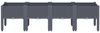 vidaXL Pflanzkasten mit Beinen Blaugrau 160x40x42 cm PP 367901 Bild 3