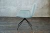 KAWOLA Stuhl NEW CHARME Drehstuhl Esszimmersessel Cord hellblau 87 x 66 x 59 cm Bild 4