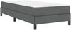 vidaXL Boxspringbett mit Matratze Dunkelgrau 90 x 190 cm Stoff 3398452 Bild 4