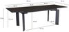 Esszimmertisch 180 x 95 x 77 cm Keramik Glas Esstisch Schwarz, Küchentisch ausziehbar bis 240 cm, Glastisch Groß, Speisetisch Esszimmer Rechteckig mit Metallbeinen Bild 4