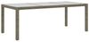 vidaXL Gartentisch Grau 190x90x75 cm Hartglas und Poly Rattan 316714 Bild 4