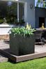 Roccastone würfelförmiger Betonpflanzkübel 50 x 54 cm anthrazit Bild 5