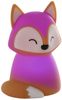 EGLO LED Nachtlicht Castellino, Akku Tischlampe Fuchs, Kinderzimmer Deko Mädchen Jungen, Silikon Nachttischlampe Kinder Baby Bett, touch bedienbar, orange, warmweiß, RGB Bild 3