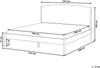 Bett mit Lattenrost Kiefernholz CLAIRAC 160 x 200 cm Hellbraun Bild 2
