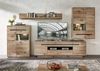 Wohnwand Wohnzimmerschrank BELLANO HH82 Viking Oak Nature mit LED Bild 2