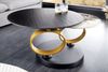 riess-ambiente Couchtisch DANCING RINGS schwarz / weiß / gold (Einzelartikel, 1-St), Wohnzimmer · Keramik · Naturstein-Design · Metall · drehbar · Modern Bild 3