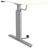 Kerkmann Schreibtisch Sitz-Stehtisch MOVE 3 silber 100x60x74-120cm elektr. höhenverstellbar asteiche Bild 2