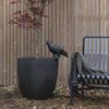 Capi Pflanzgefäß Urban Smooth Rund 35x34 cm Schwarz KBL932 424347 Bild 3