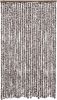 vidaXL Fliegenvorhang Braun und Weiß 118x220 cm Chenille 4004889 Bild 3