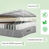 Novelux Orthopädische Matratze 180x200 cm H3 – 7-Zonen Taschenfederkern Kaltschaummatratze, Weiß, 20cm Höhe, bis 280kg belastbar, für Allergiker geeignet Bild 3