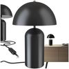 tectake Schreibtischlampe Retro-Tischlampe, Stabil, nicht relevant, Kleine Retro-Tischleuchte im angesagten 70er-Jahre Pilzdesign Bild 2