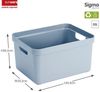 Sunware Aufbewahrungsbox Sigma Home 32 L blaugrau Bild 3