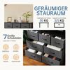 Refined Living Kommode Schubkastenkommode mit 2/4/5 /7/8/9 Schubladen stabilem Stahlrahmen (Kommode mit 7 Schubladen aus Stoff Schubladenschrank, Aufbewahrungsschrank Hoch Holztop Komodenschrank Sideboard Möbel), für Schlafzimmer Wohnzimmer Flur Kinder... Bild 2
