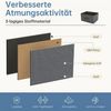 Refined Living Kommode Schubkastenkommode mit 2/4/5 /7/8/9 Schubladen stabilem Stahlrahmen (Kommode mit 7 Schubladen aus Stoff Schubladenschrank, Aufbewahrungsschrank Hoch Holztop Komodenschrank Sideboard Möbel), für Schlafzimmer Wohnzimmer Flur Kinder... Bild 3