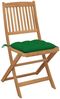 vidaXL Klappbare Gartenstühle 6 Stk. mit Kissen Massivholz Akazie 3075014 Bild 3
