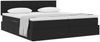 vidaXL Aufbewahrungsbett mit Matratze mit Kopfteil Schwarz 90 x 200 cm 3370975 Bild 3
