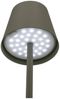 Coen Bakker Deco BV LED Außen-Tischleuchte Portable Light, Dimmfunktion, LED, warmweiß, kaltweiß, neutralweiß, taupe usb Touchbedienung dimmbar 36,5cm Bild 3