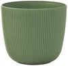 Engelland Blumentopf Pflanztopf mit Drainagesystem (Vorteils-Set, 1 St, robuster PP-Kunststoff), Rillenoptik, UV-resistent, Drainagesystem, direkte Bepflanzung Bild 4